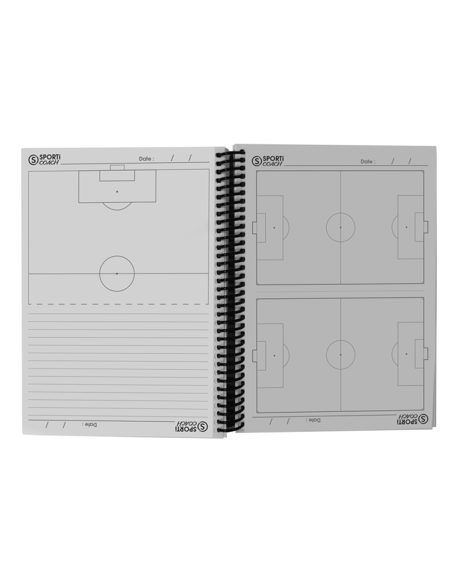 A5 Football spiral notebook (15 x 21 cm)
