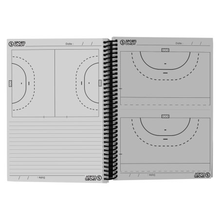 A5 Handball spiral notebook (15 x 21 cm)