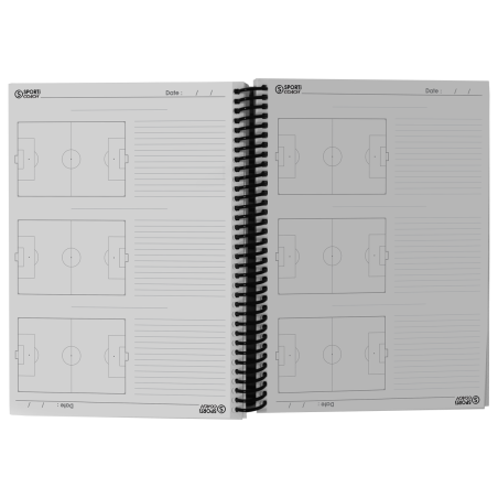 A4 Football spiral notebook (21 x 29.7 cm)
