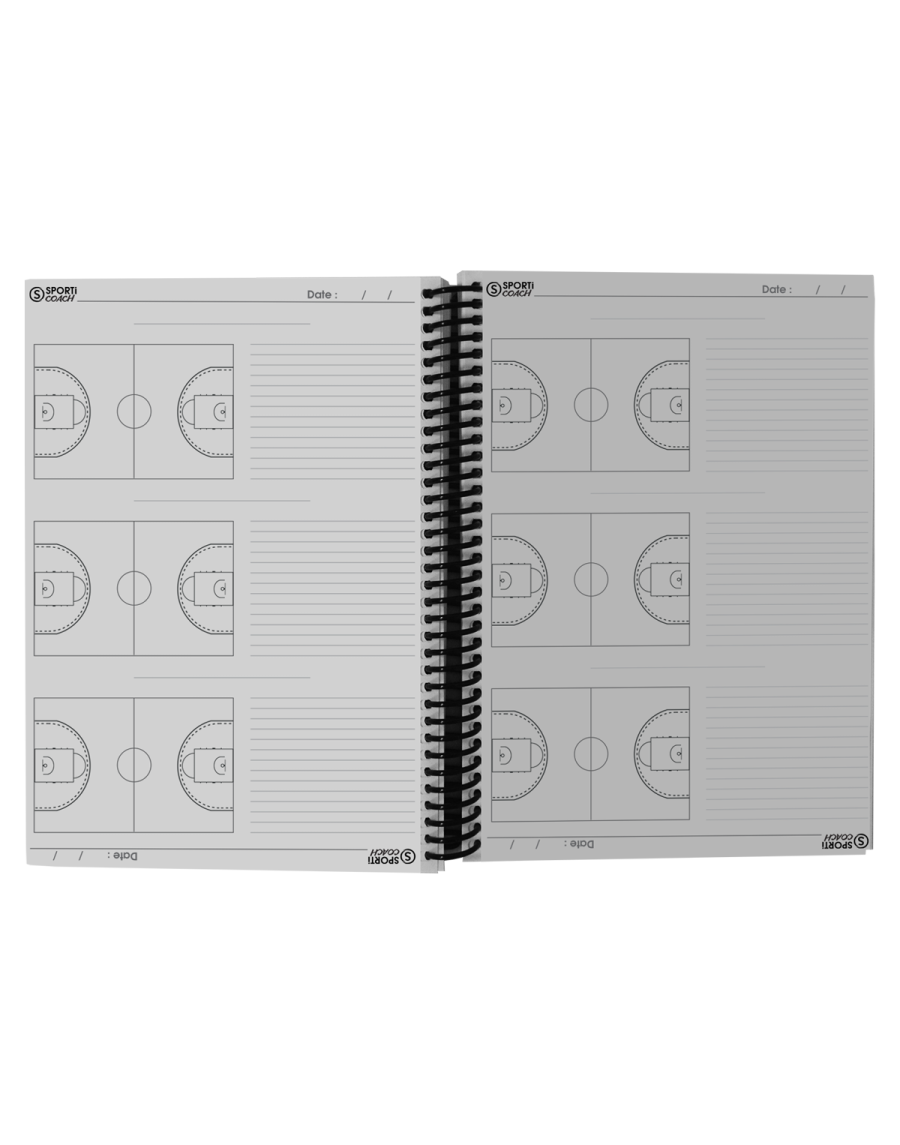 A4 Basketball spiral notebook (21 x 29.7 cm)