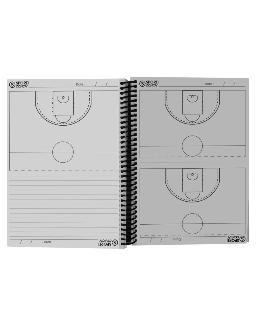 A5 Basketball spiral notebook (15 x 21 cm)