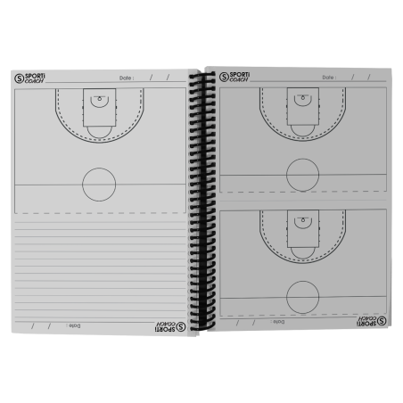 A5 Basketball spiral notebook (15 x 21 cm)
