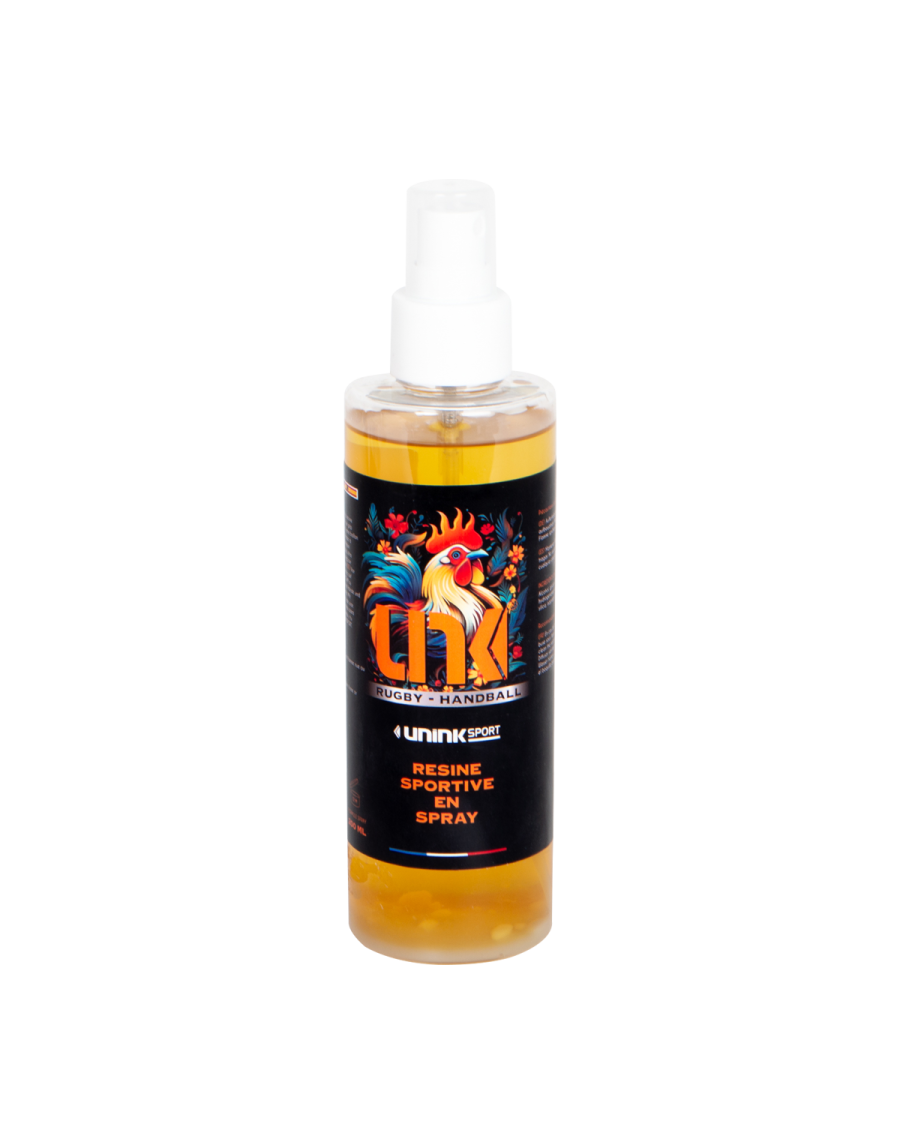 Resin spray for handball/rugby
