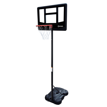 Basketball hoop for mini-basketball adjustable from 1.65 m to 2.20 m