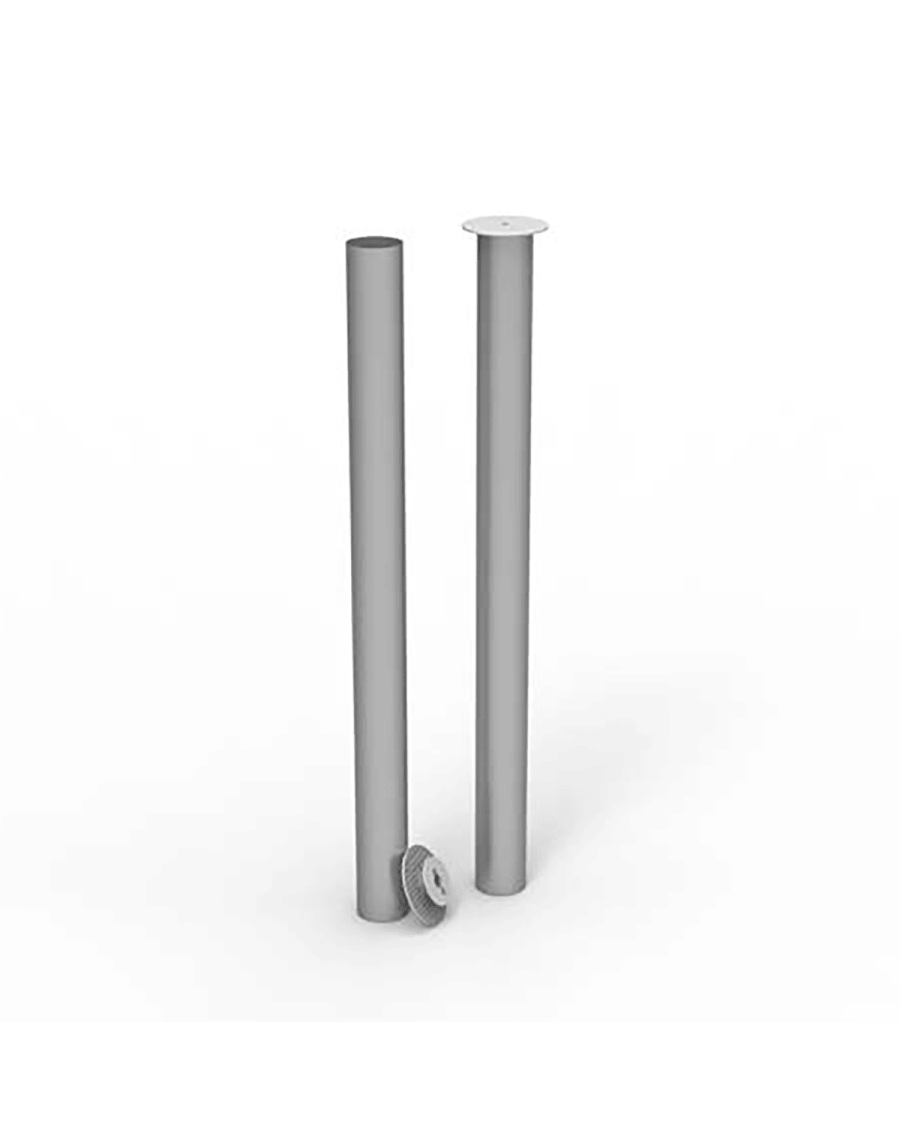 Set of 4 sheaths 102 diam for rugby goals ref 064028 and 064029