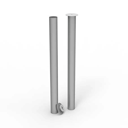Set of 4 sheaths 102 diam for rugby goals ref 064028 and 064029