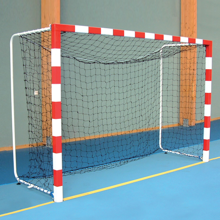 Steel mobile handball goals for competition (pair)