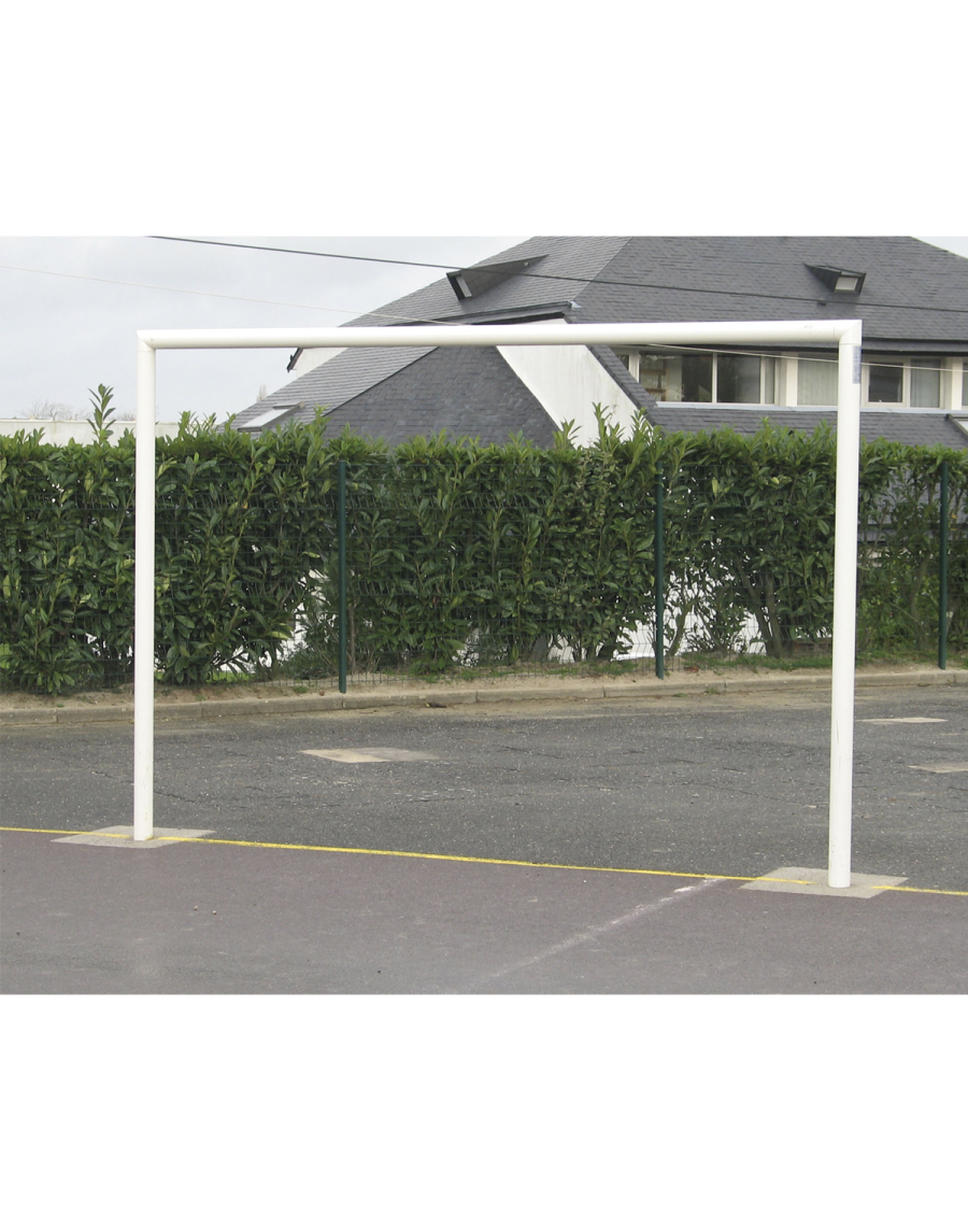 Galvanised steel handball / football goal to fix (Unit)