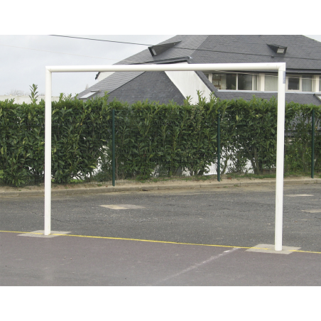Galvanised steel handball / football goal to fix (Unit)