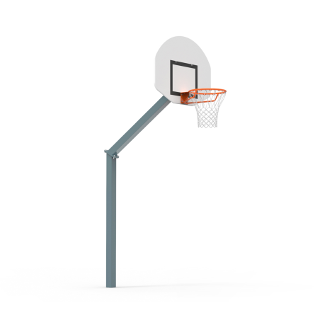 Basketball goal 1.20 m offset galvanised to fix