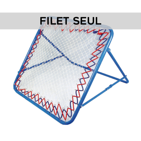 Net with sandows and rings for blue Tchoukball