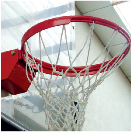 Competition reinforced basketball ring
