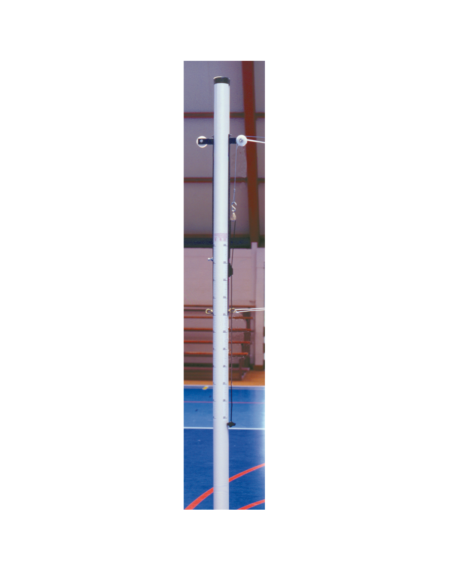 Aluminium capstan volleyball post for school(Unit)with ground socket
