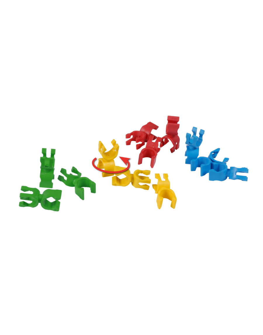 Set of 12 rotating clips multi-use