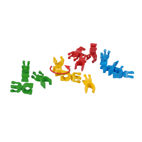 Set of 12 rotating clips multi-use