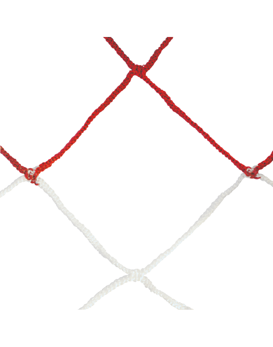 Knotless braided PP net, 4mm simple diameter. For competition. 100mm