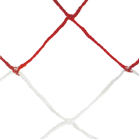 Knotless braided PP net, 4mm simple diameter. For competition. 100mm