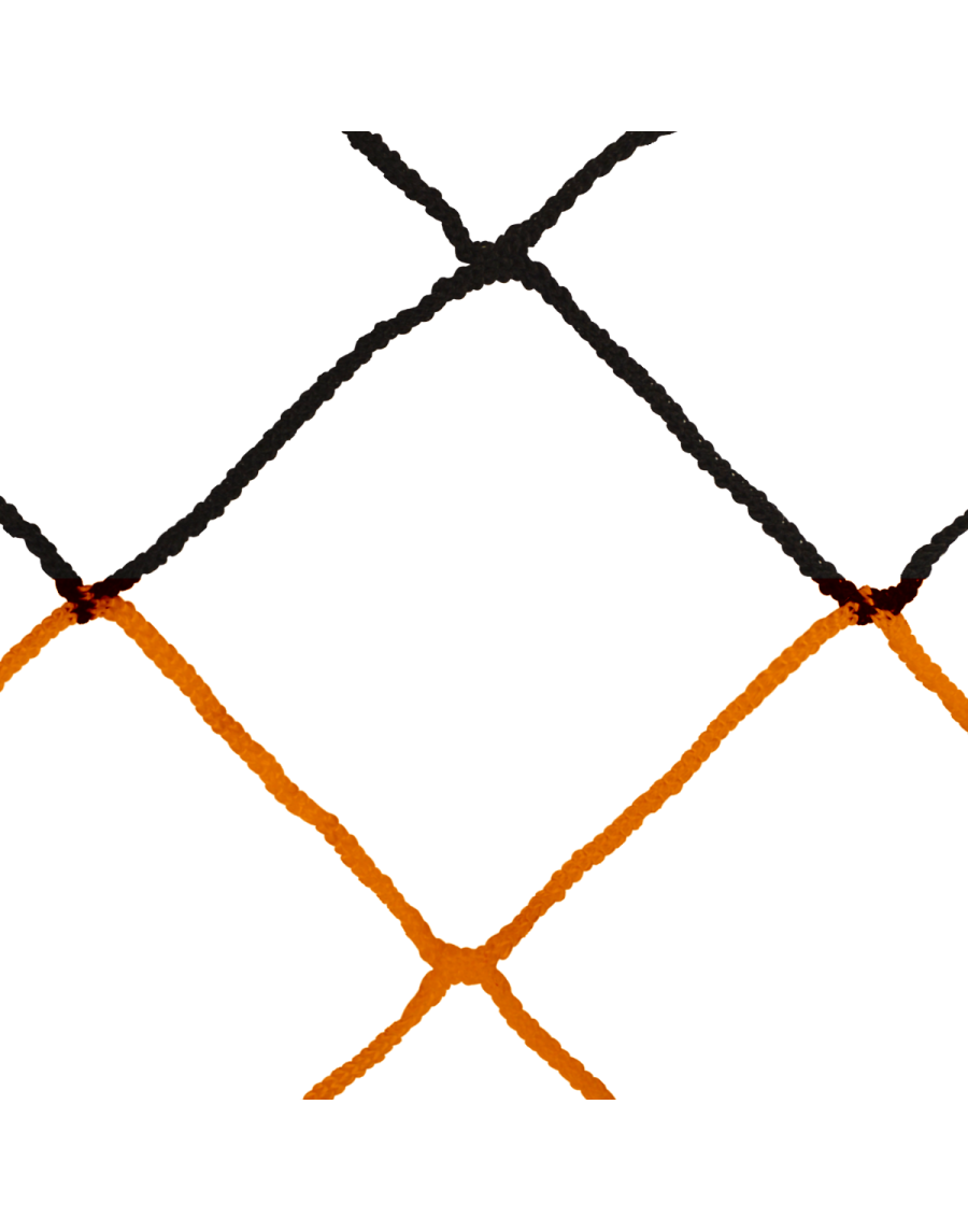 European football net for 11 BIC,4 mm PP,without knot simple mesh 120