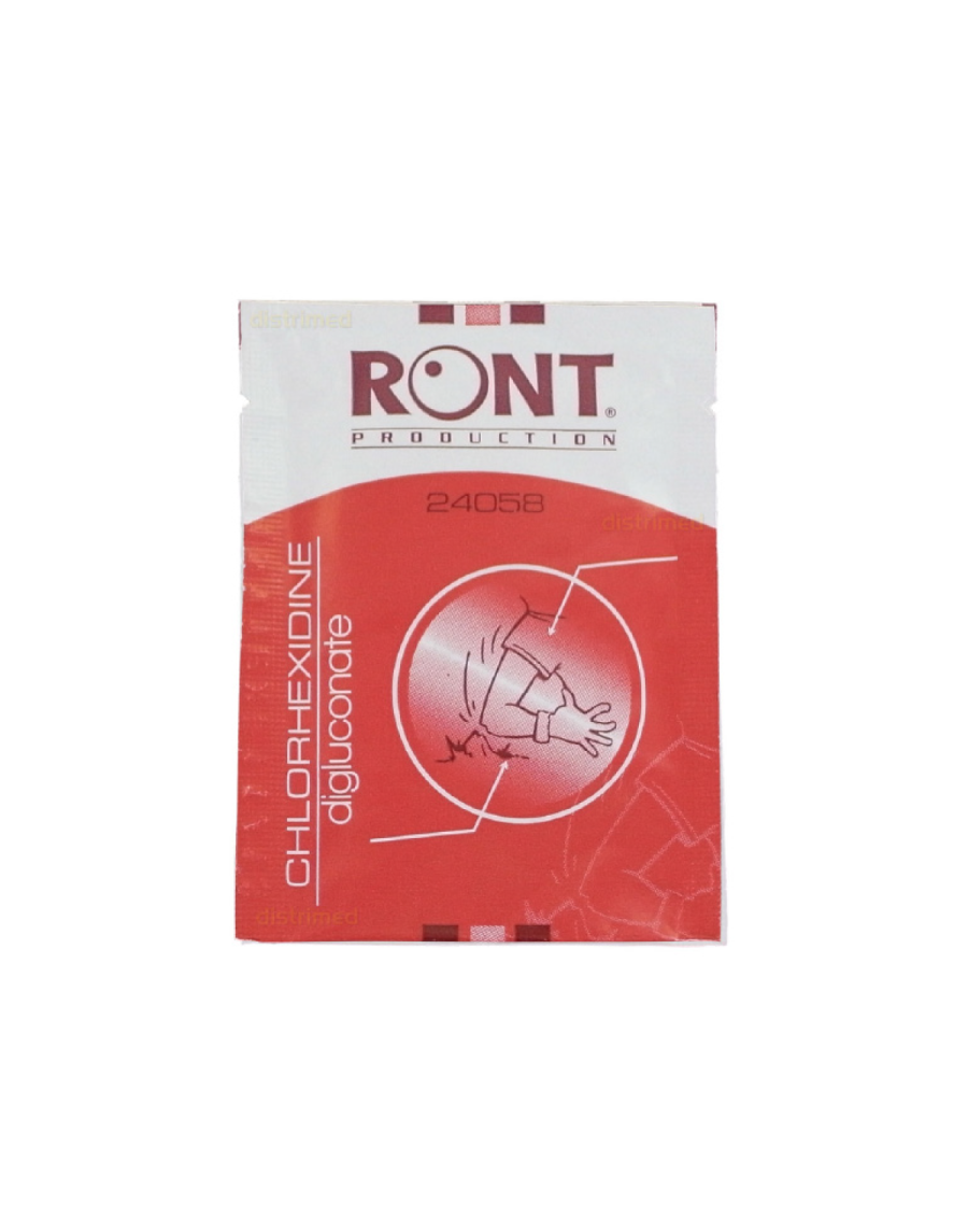 Set of 10 Chlorhexidine wipes