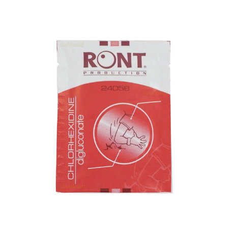 Set of 10 Chlorhexidine wipes