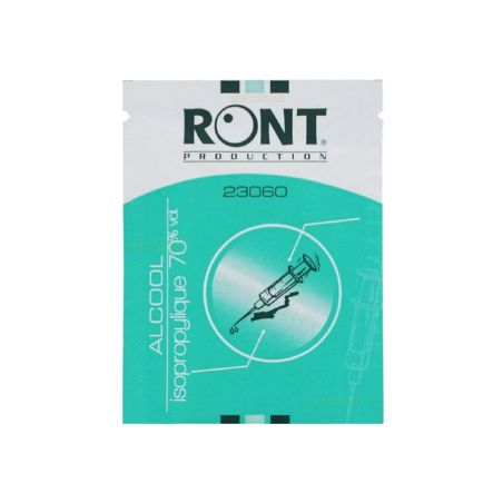 Set of 10 70° alcohol wipes