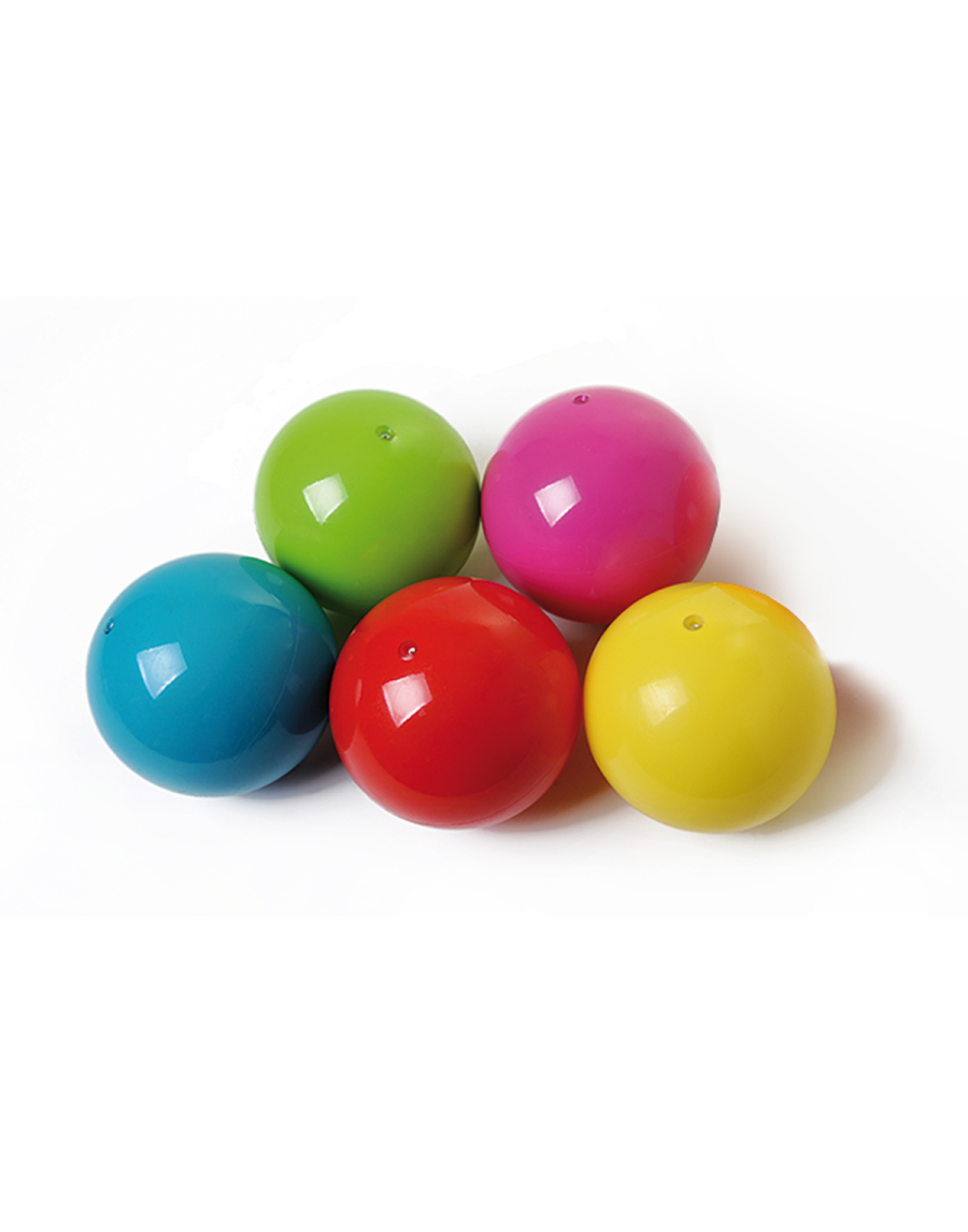 Set of 5 18 cm introduction balls