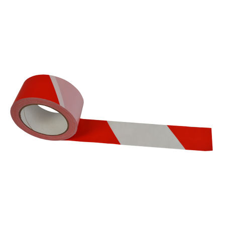 100 m red / white flagging tape