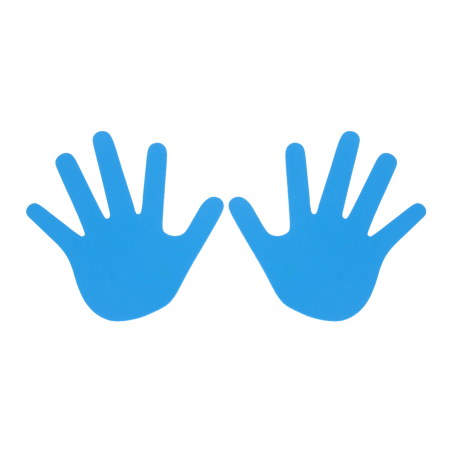 Vinyl hand marker (pair)