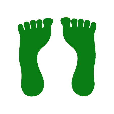 Vinyl foot marker (pair)