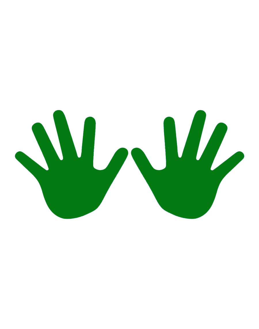 Vinyl hand marker (pair)