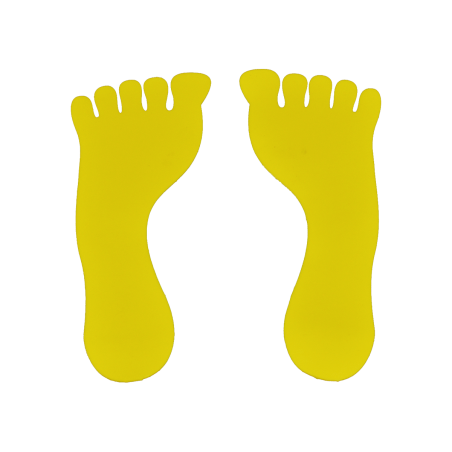 Vinyl foot marker (pair)