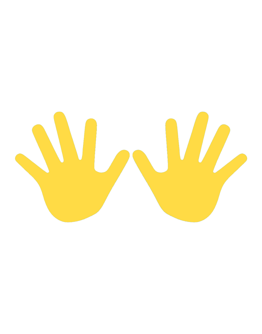 Vinyl hand marker (pair)