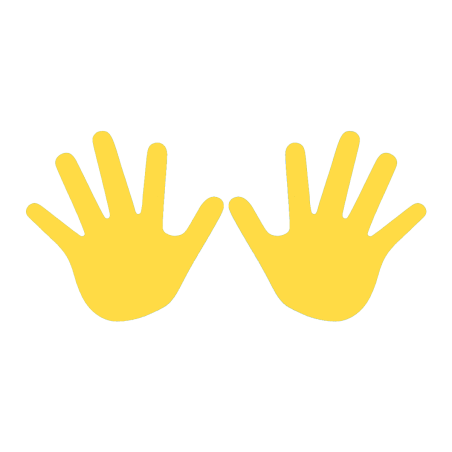 Vinyl hand marker (pair)