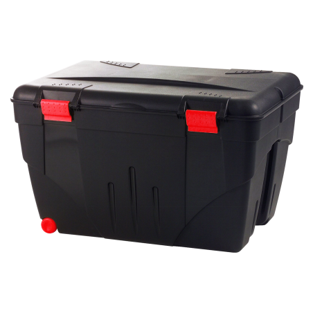 Black storage suitcase of 200 L