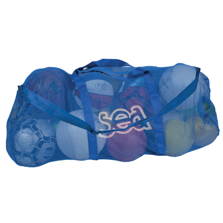 Equipment bag in open weave fabric