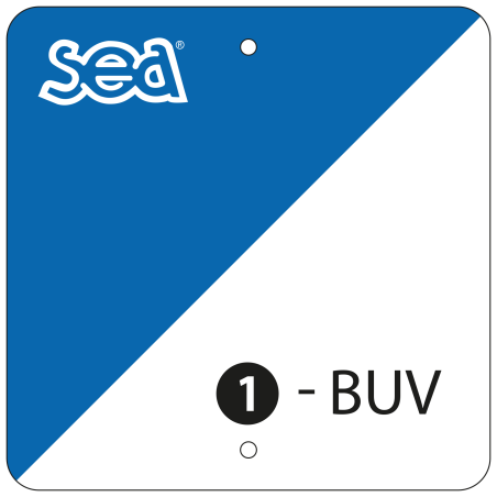 Set of 10 plastic checkpoint markers
