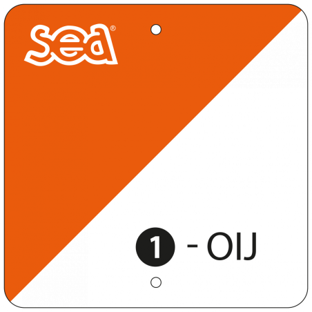 Set of 10 plastic checkpoint markers
