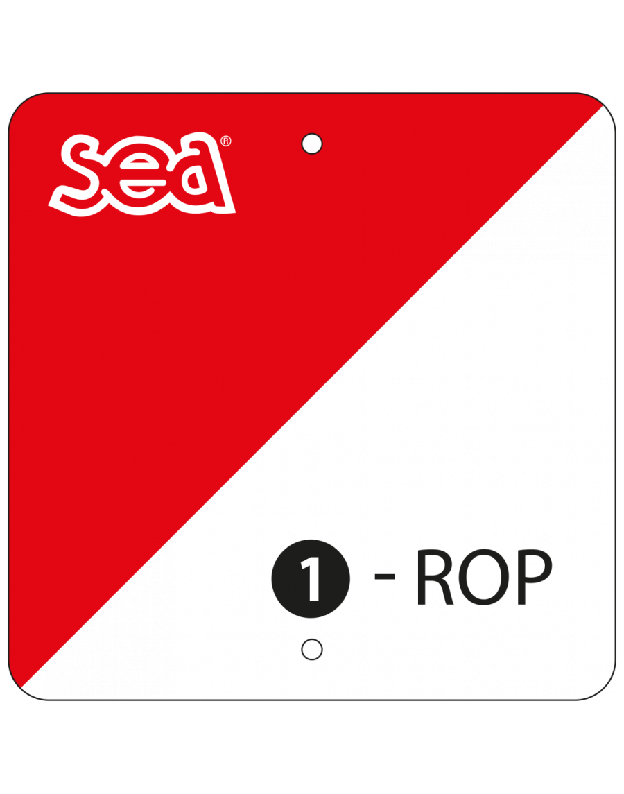 Set of 10 plastic checkpoint markers