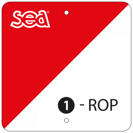 Set of 10 plastic checkpoint markers