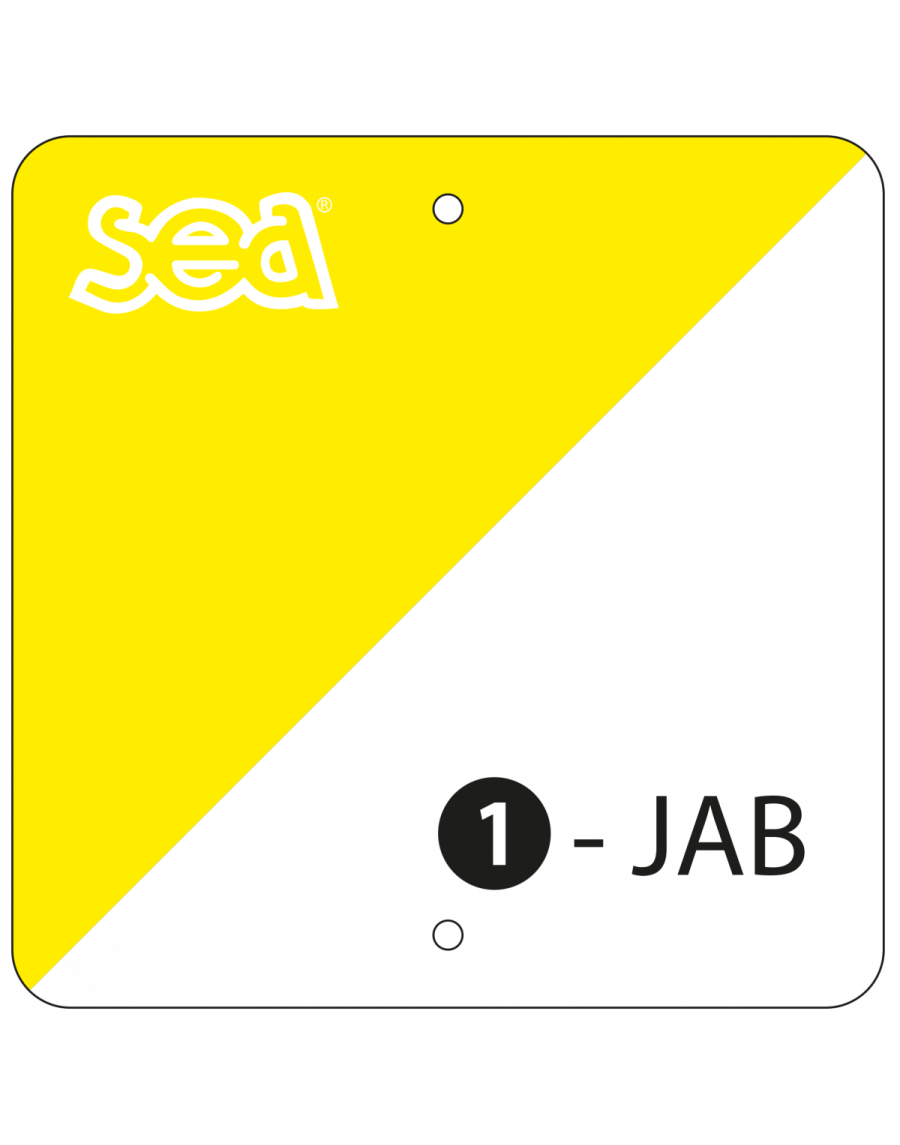 Set of 10 plastic checkpoint markers