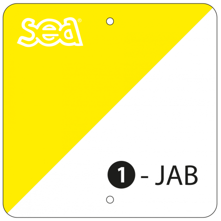 Set of 10 plastic checkpoint markers