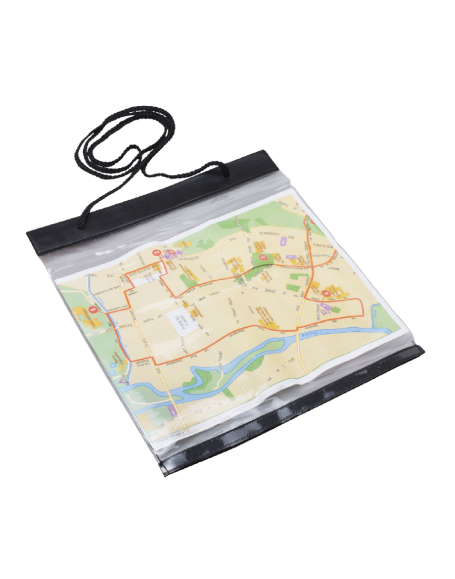 Flexible map-holder