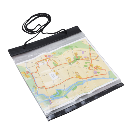 Flexible map-holder