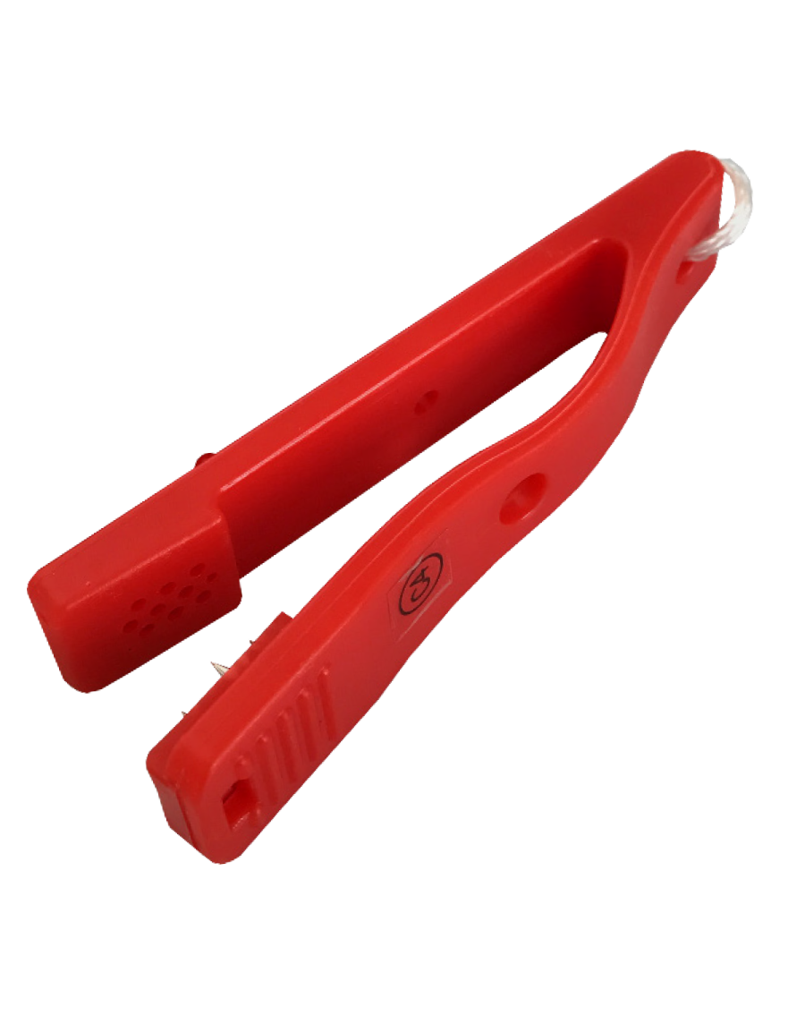Set of 10 control punches model C red