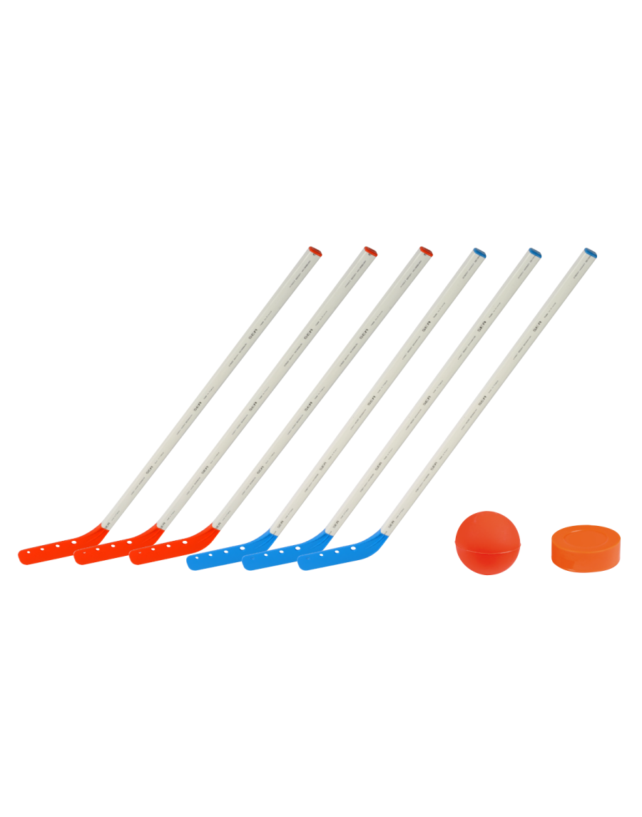 Kit of 6 street hockey sticks primary