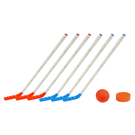 Kit of 6 street hockey sticks primary