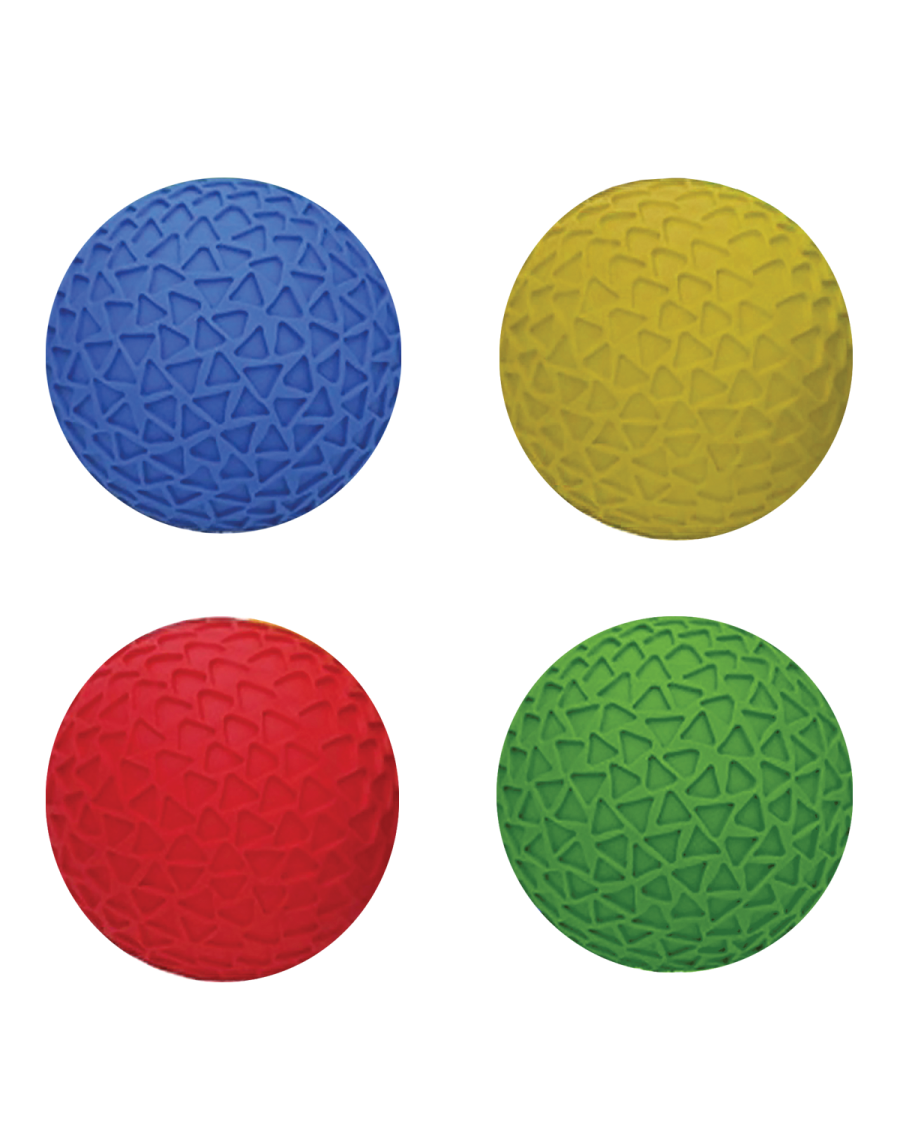 Set of 4 10 cm honeycombed balls
