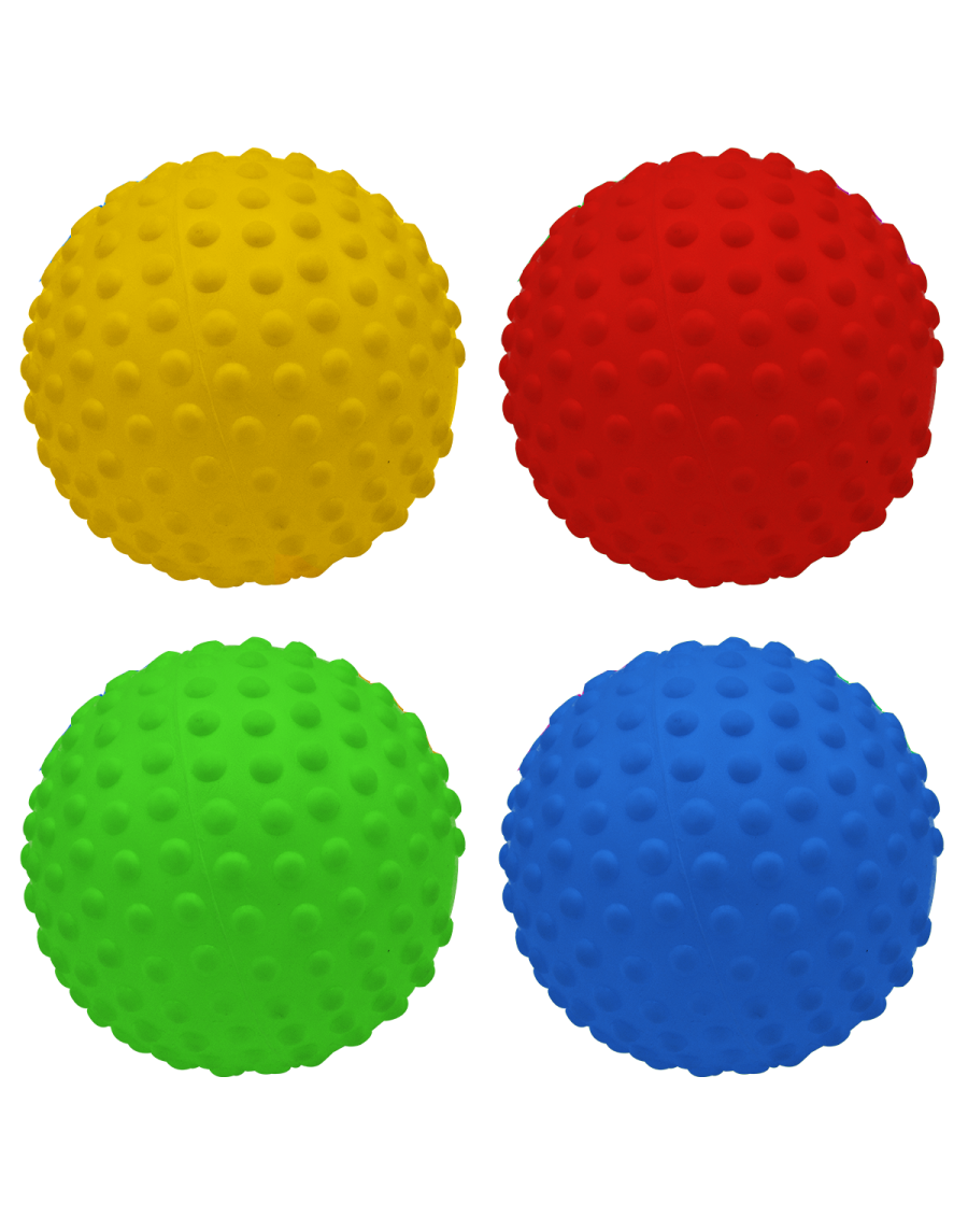 Set of 4 sensory balls 10cm