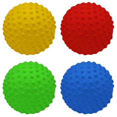 Set of 4 sensory balls 10cm