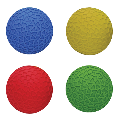Set of 4 10 cm honeycombed balls
